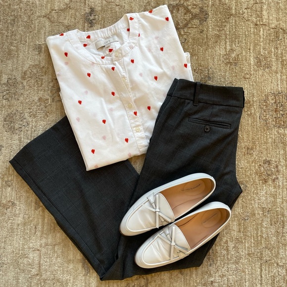 J Crew Collection Academy Women’s Gray Leather Highland Mist Shoes, Size 7 - Picture 13 of 15